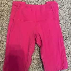 Hot Pink Lululemon Align Leggings
